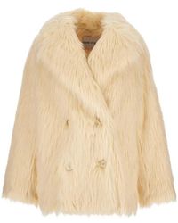 Stand Studio - Katalina Fax-Fur Coat - Lyst