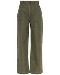 Anine Bing - Patch-Pocket Cotton Trousers - Lyst