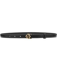 Fendi - Logo Plaque Buckled Belt - Lyst