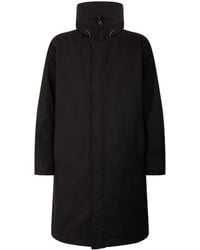 Herno - Hooded Zip Parka Coat - Lyst