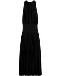 TOTEME - Soft Gathered Viscose Dress - Lyst