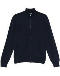 Canali - Zip-Up Cardigan - Lyst