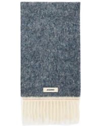 Jacquemus - Logo Patch Fringed Scarf - Lyst