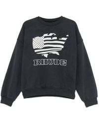Rhude - Logo-Print Sweater - Lyst