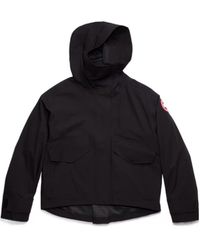 Canada Goose - Logo-Patch Hooded Jacket - Lyst