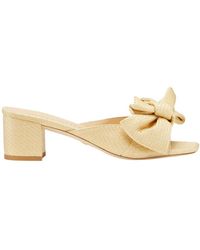 Stuart Weitzman - Loveknot 50 Block Slides - Lyst