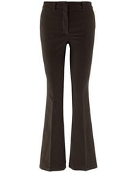 Ql2 - Matisse Stretch Velvet Flared Pants - Lyst