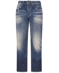 DIESEL - Regular Fit Straight-Leg Jeans - Lyst