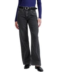 Rag & Bone - Faded-Effect Wide-Leg Jeans - Lyst