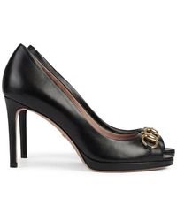 Gucci - Logo Open-Toed Sandals - Lyst