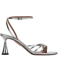 Aquazzura - Latour Mirror Effect Sandals - Lyst
