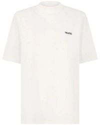 The Attico - The Logo Embroidered Oversized T-Shirt - Lyst