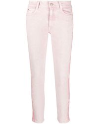 Stella McCartney - Logo Detailed Slim Fit Jeans - Lyst