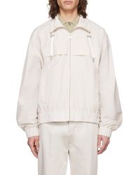 Ami Paris - Zip-Up Lightweight Jacket - Lyst