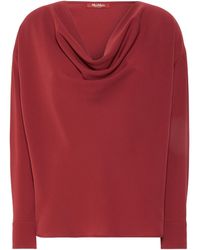 Max Mara - Studio Mstottimo Long-Sleeved Top - Lyst