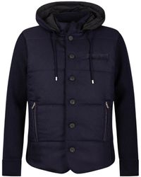 Gran Sasso - Hooded Quilted Jacket - Lyst