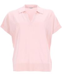 Aspesi - Short Sleeve Knitted Top - Lyst