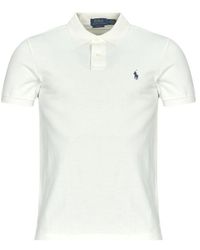 Polo Ralph Lauren - Logo Embroidered Short-Sleeved Polo Shirt - Lyst