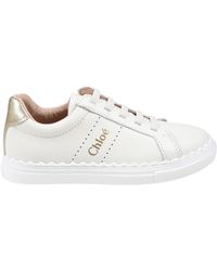 Chloé - Lace-Up Low-Cut Casual Shoes - Lyst