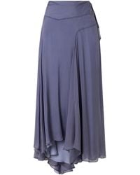 Kallmeyer - Alyse Silk-Chiffon Midi Skirt - Lyst