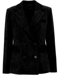 D.exterior - Double-Breasted Corduroy Blazer - Lyst