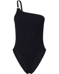 Hunza G - Clara One-Shoulder Swimsuit - Lyst