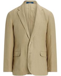 Polo Ralph Lauren - Single-Breasted Linen Blazer - Lyst