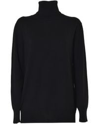 Jil Sander - High-Neck Rib-Knit Jumper - Lyst