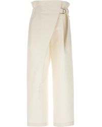 Issey Miyake - Enfold Elastic Waist Trousers - Lyst