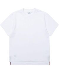 Thom Browne - Logo Patch Crewneck T-Shirt - Lyst