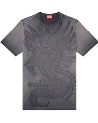 DIESEL - T-Rawjust-Aa1 Crewneck T-Shirt - Lyst