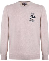 MC2 Saint Barth - Mickey Embroidered Sweater - Lyst