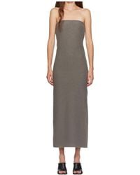 Rier - Walker Midi Dress With A Corset - Lyst