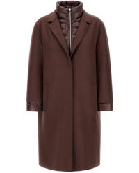 Herno - Single-Breasted Coats - Lyst