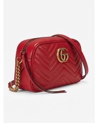 Gucci - Gg Marmont Small Matelassé Shoulder Bag - Lyst