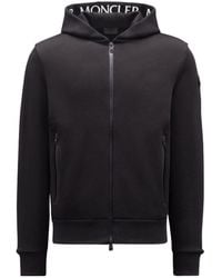 Moncler - Zip-Up Cotton Hoodie - Lyst
