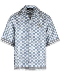 Amiri - 'Checkered' Light Silk Shirt - Lyst
