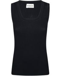 P.A.R.O.S.H. - Fine-Ribbed Tank Top - Lyst