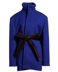 Saint Laurent - Minimalist Single-Breasted Coat - Lyst