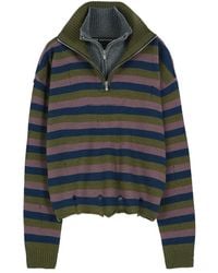 ANDERSSON BELL - Double Striped Half-Zip Sweater - Lyst