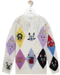 Loewe - X Louis Wain Futuristic Cat Sweater - Lyst