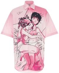 Vetements - Graphic-Print Cotton Shirt - Lyst