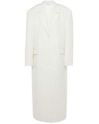 Magda Butrym - Single-Breasted Wool Coat - Lyst