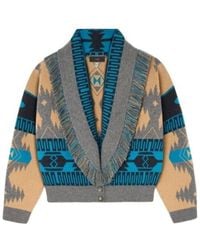 Alanui - Icon Jacquard Bomber Cardigan - Lyst