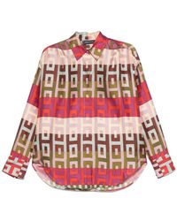 Lorena Antoniazzi - Geometric-Print Shirt - Lyst