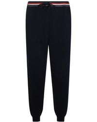 Thom Browne - Rwb Stripe Detailed Drawstring Pants - Lyst