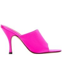 Gucci - High Heel Slide Sandals - Lyst