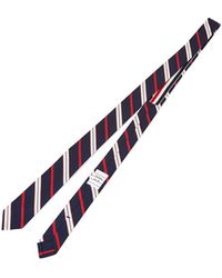 Thom Browne - Pointed Tip Striped Tie - Lyst