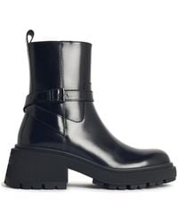 Jimmy Choo - Conny Flat Ankle Boots - Lyst