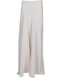P.A.R.O.S.H. - High Waist Flared Midi Skirt - Lyst